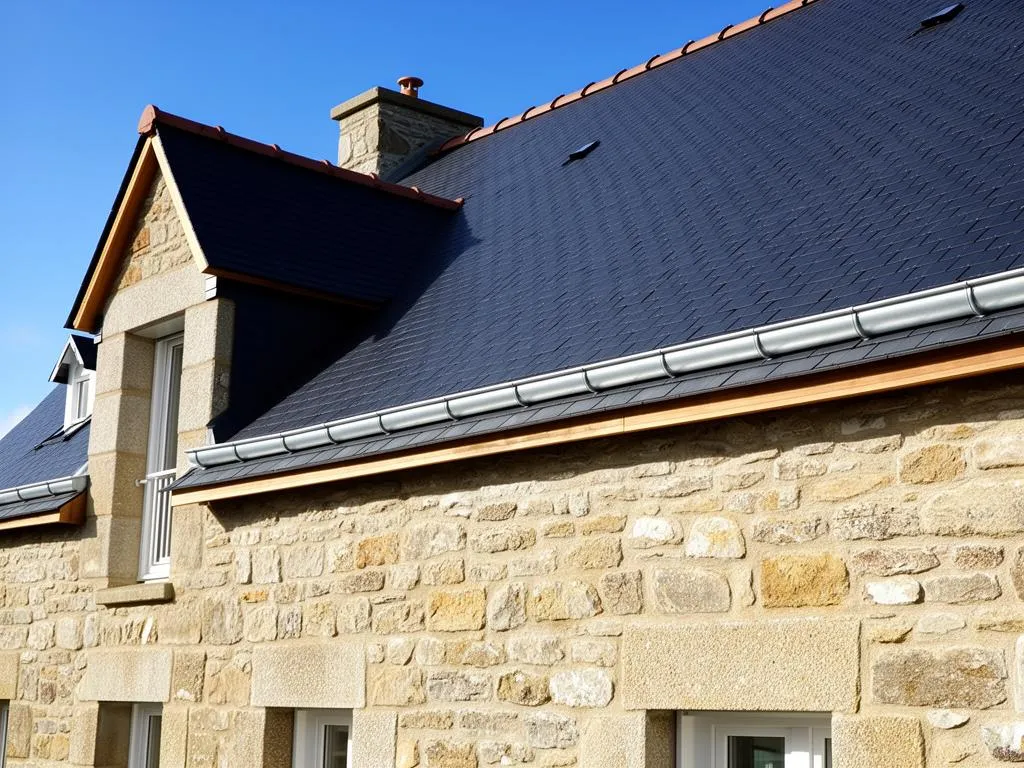 Après – Remplacement gouttières zinc